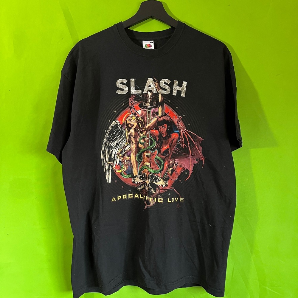 Slash Apocalyptic Love‎ Tour 2012-2013 T-Shirt Mens XL Black Band